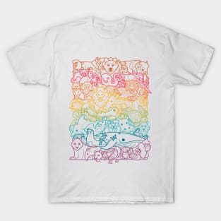 Animal Spectrum : Outline T-Shirt